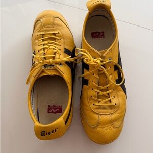 Onitsuka Tiger Mexico 66 Yellow and Black Sneakers